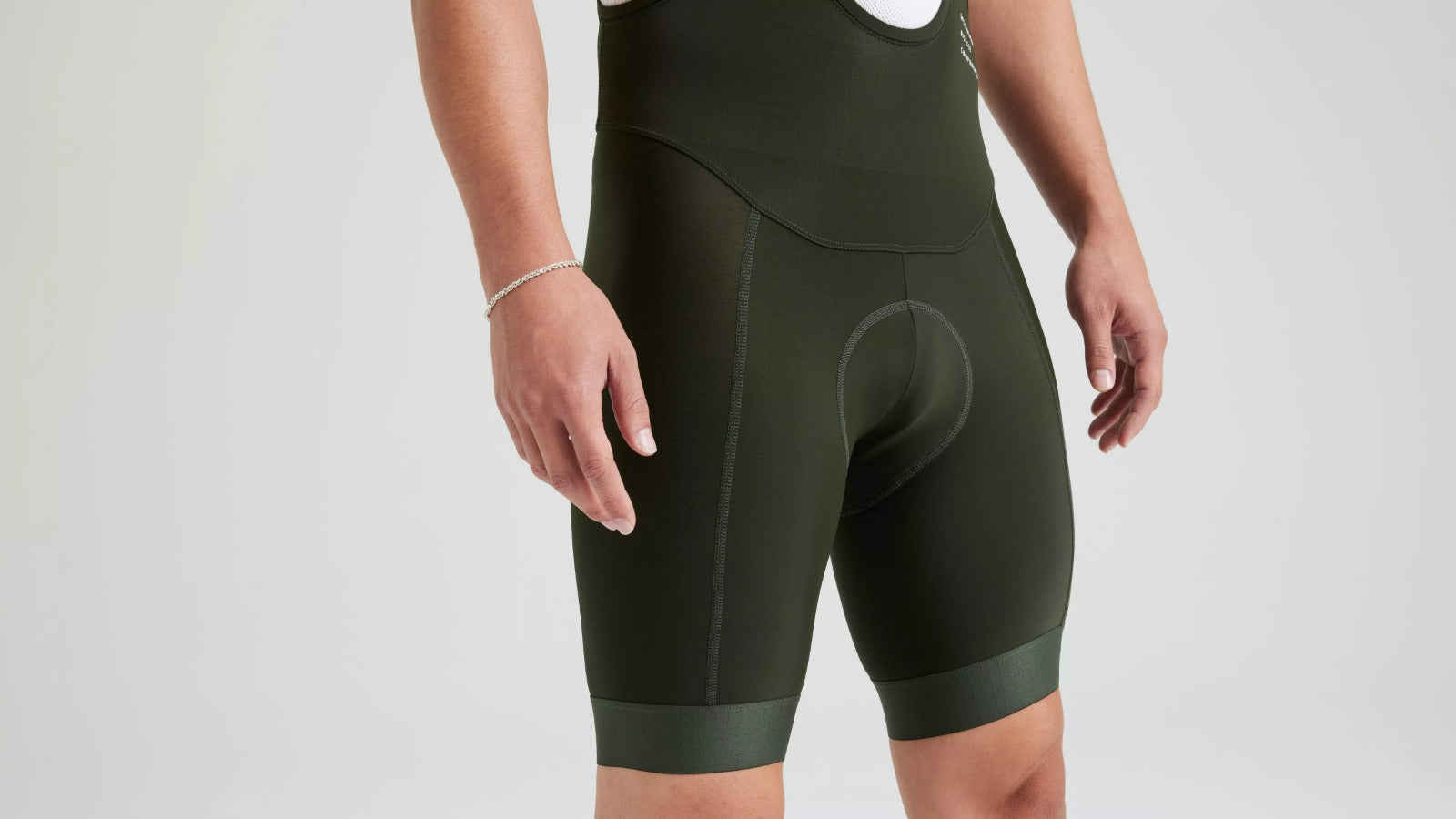 Culotte con Tirantes Ciclismo Specialized Foundation Hombre - Verde