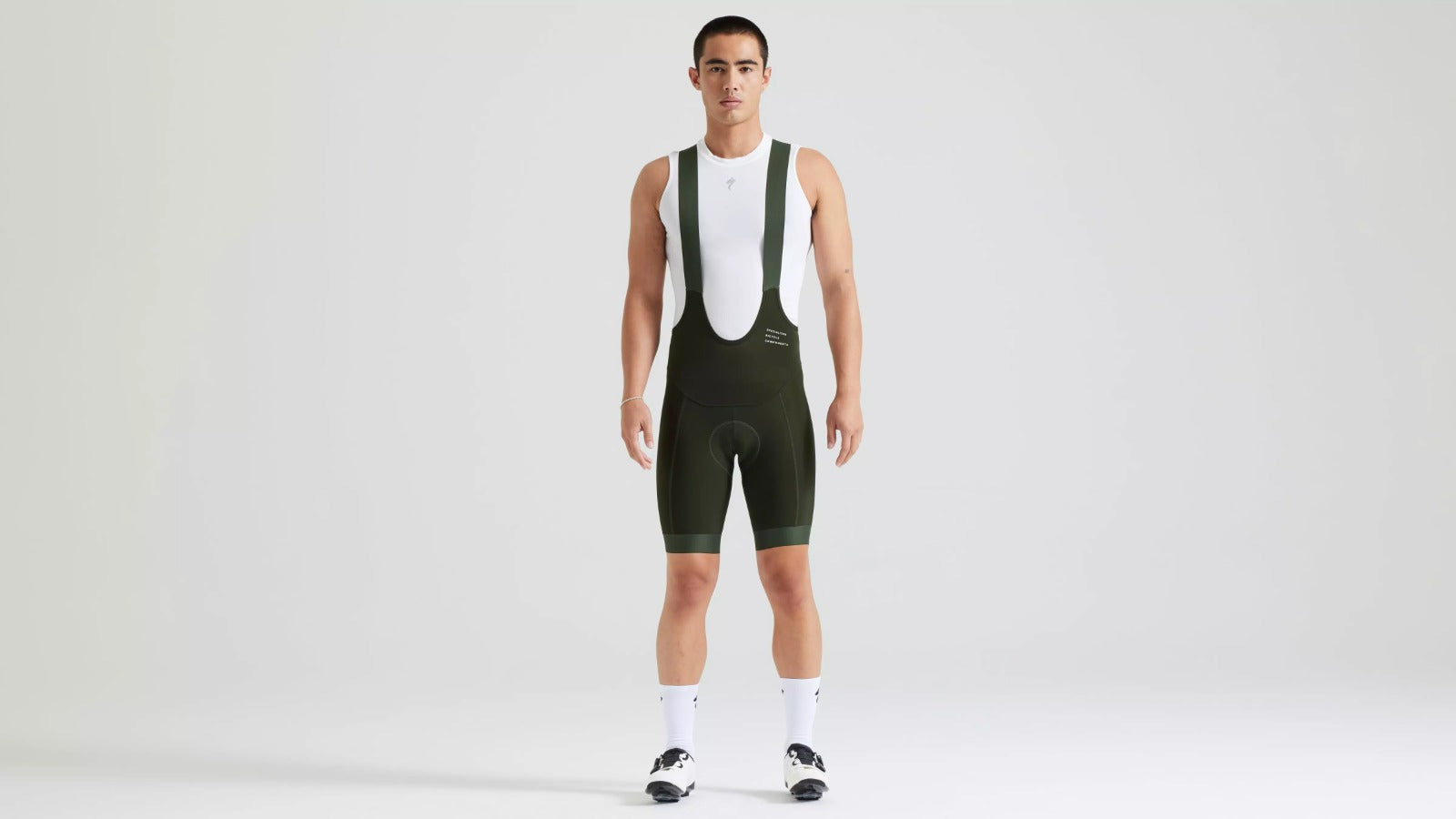 Culotte con Tirantes Ciclismo Specialized Foundation Hombre - Verde