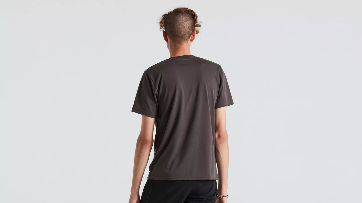 Camiseta de hombre de manga corta con logotipo Specialized -gris -