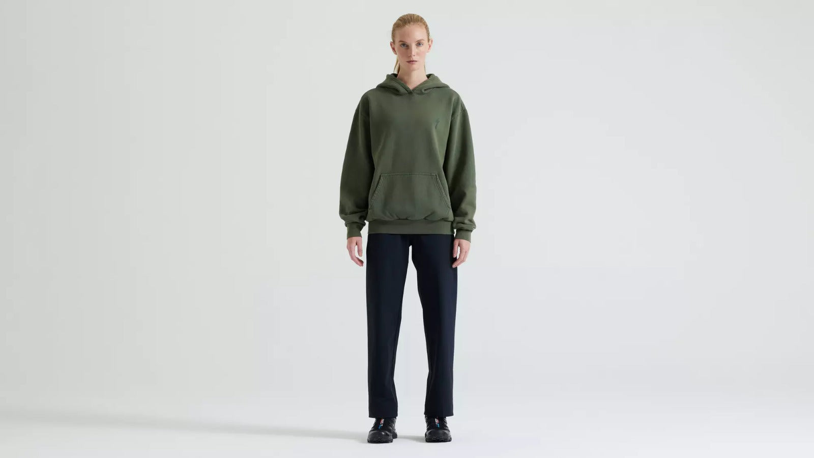 Poleron con Capucha Specialized S-Logo - Verde Roble