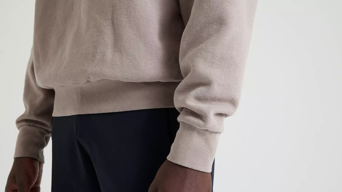 Polerón Wordmark Crewneck rosado unisex M y S
