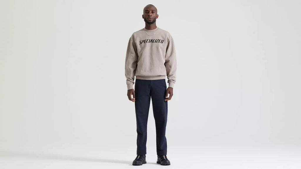 Polerón Wordmark Crewneck rosado unisex M y S