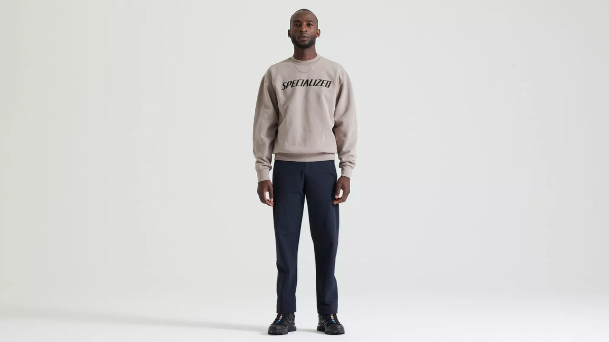 Polerón Wordmark Crewneck rosado unisex M y S