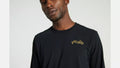 Polera Manga Larga Warped - Negro