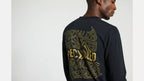 Polera Manga Larga Warped - Negro