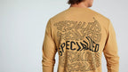 Polera Manga Larga Warped - Harvest Gold