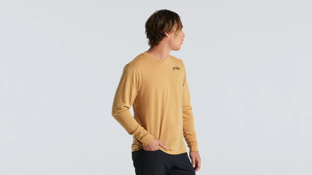 Polera Manga Larga Warped - Harvest Gold