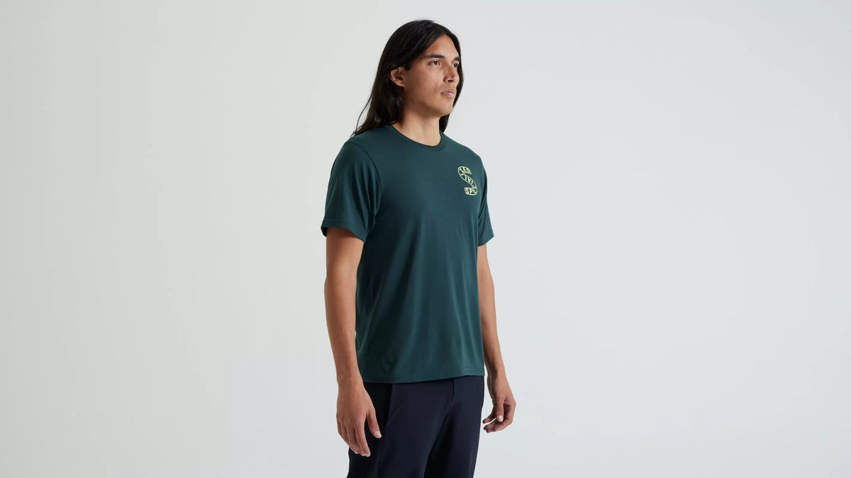 Camiseta de manga corta S-Graphic Drirelease - Verde