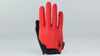 Guantes Ciclismo Specialized Body Geometry Sport Gel Dedo Largo Hombre - Rojo