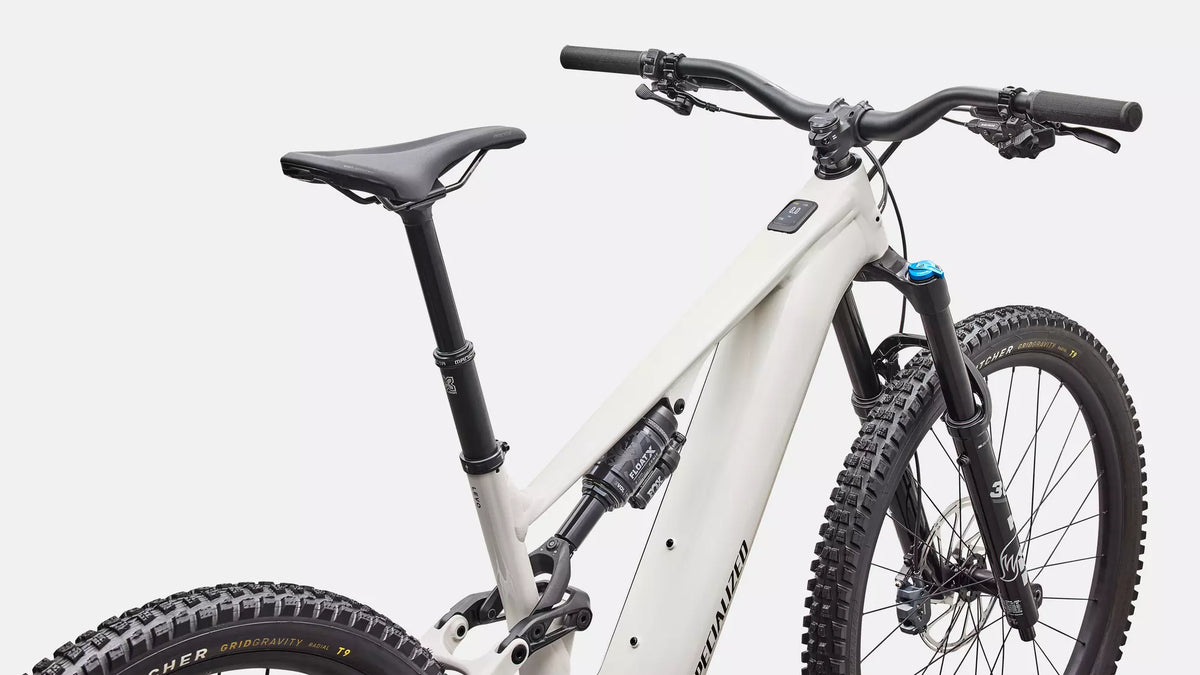 Specialized Turbo Levo 4 Comp Alloy S3 Color: Gloss Dune White / Burnt Gold Metallic