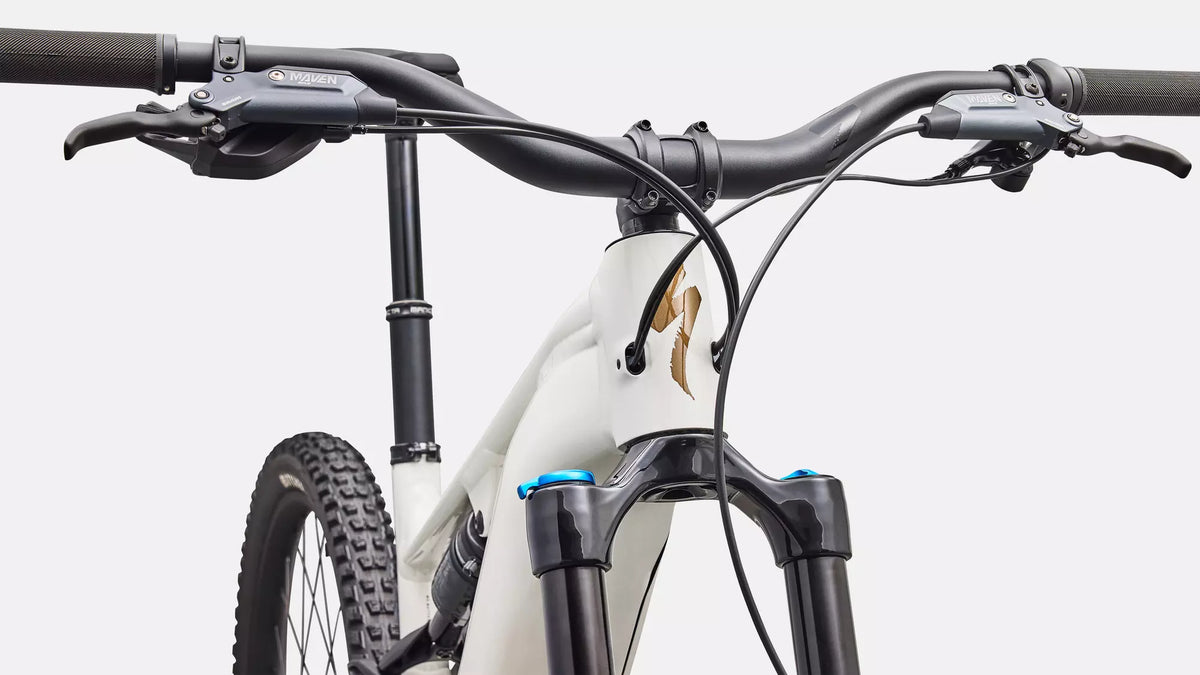 Specialized Turbo Levo 4 Comp Alloy S3 Color: Gloss Dune White / Burnt Gold Metallic
