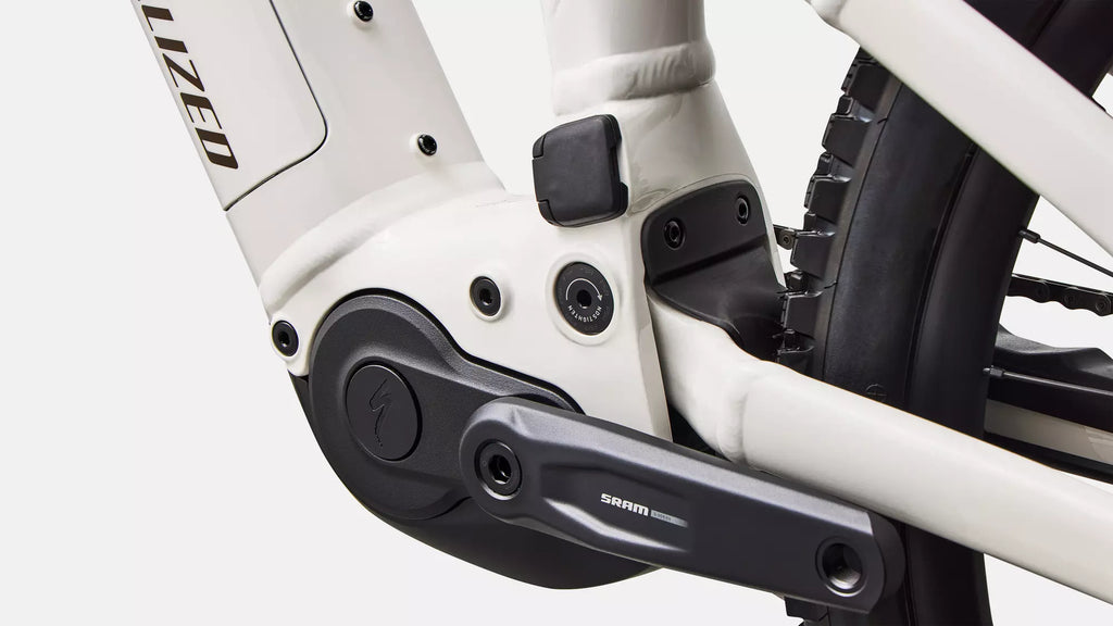 Specialized Turbo Levo 4 Comp Alloy S3 Color: Gloss Dune White / Burnt Gold Metallic