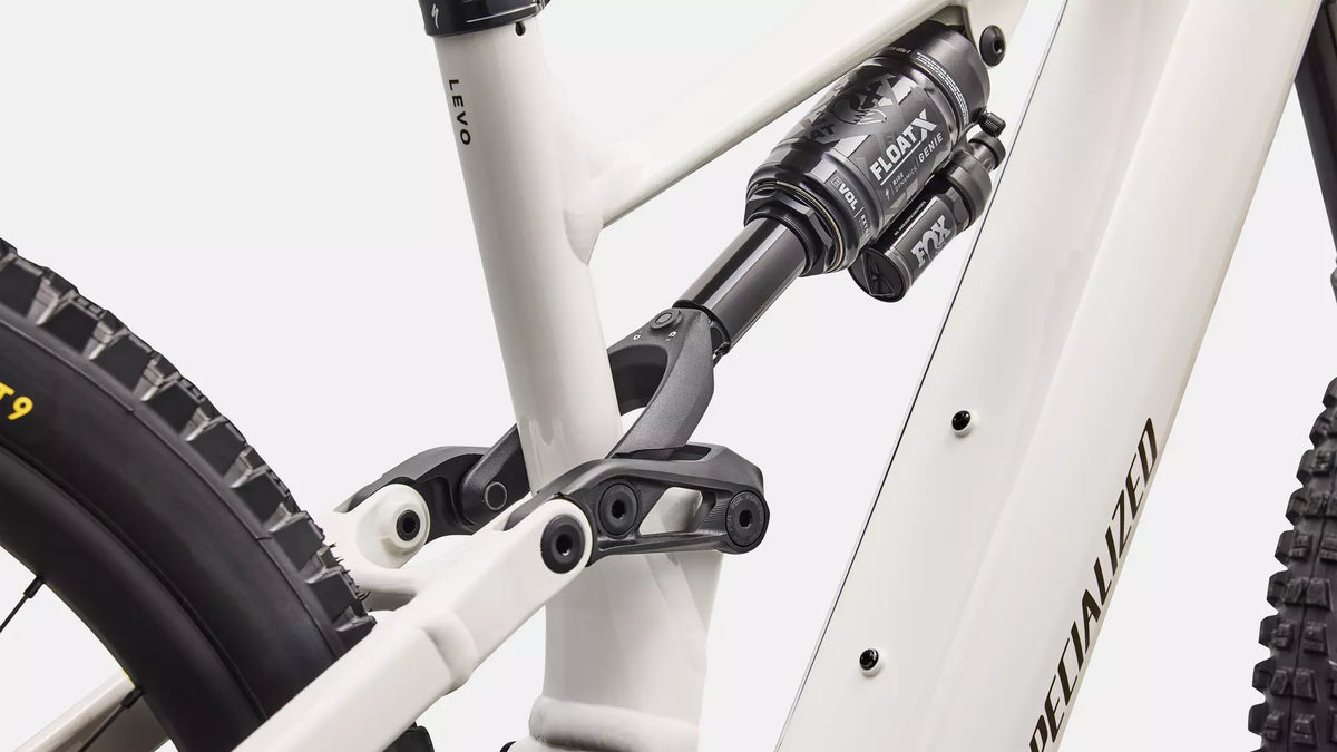 Specialized Turbo Levo 4 Comp Alloy S3 Color: Gloss Dune White / Burnt Gold Metallic