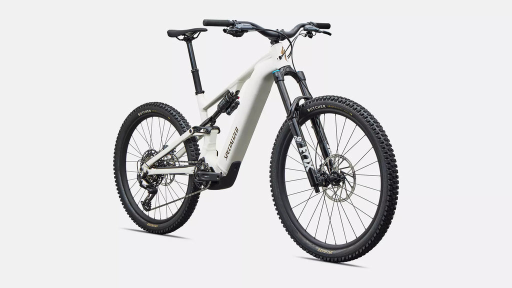 Specialized Turbo Levo 4 Comp Alloy S3 Color: Gloss Dune White / Burnt Gold Metallic
