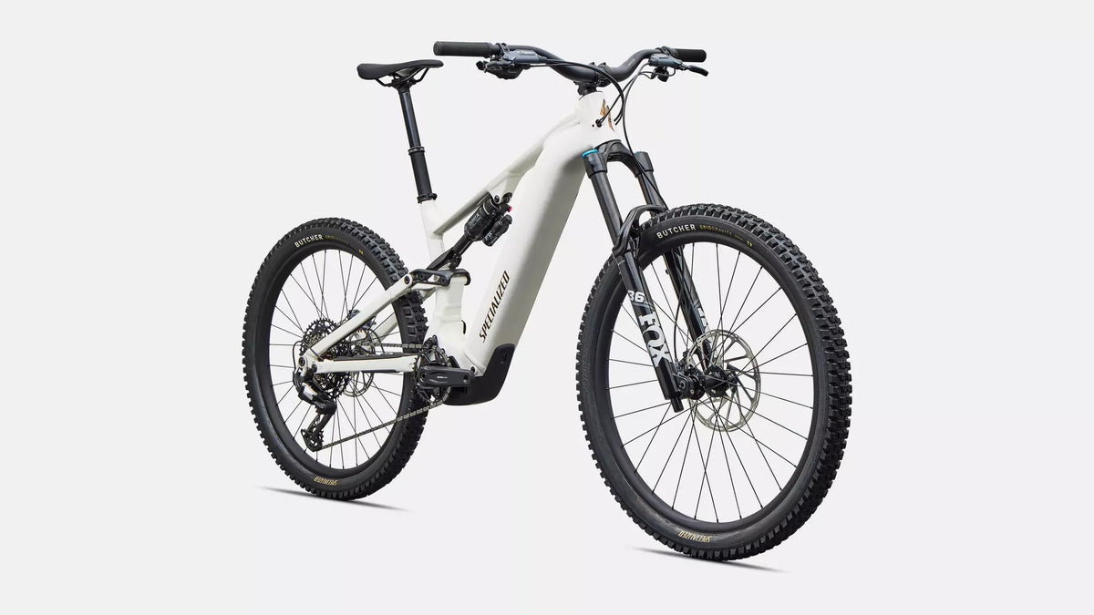 Specialized Turbo Levo 4 Comp Alloy S3 Color: Gloss Dune White / Burnt Gold Metallic