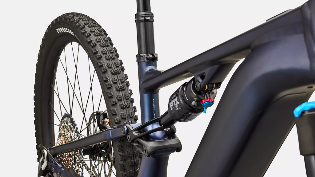 Bicicleta Turbo Levo R Comp Alloy S4 Color: Satin Metallic Deep Marine / Shadow Silver