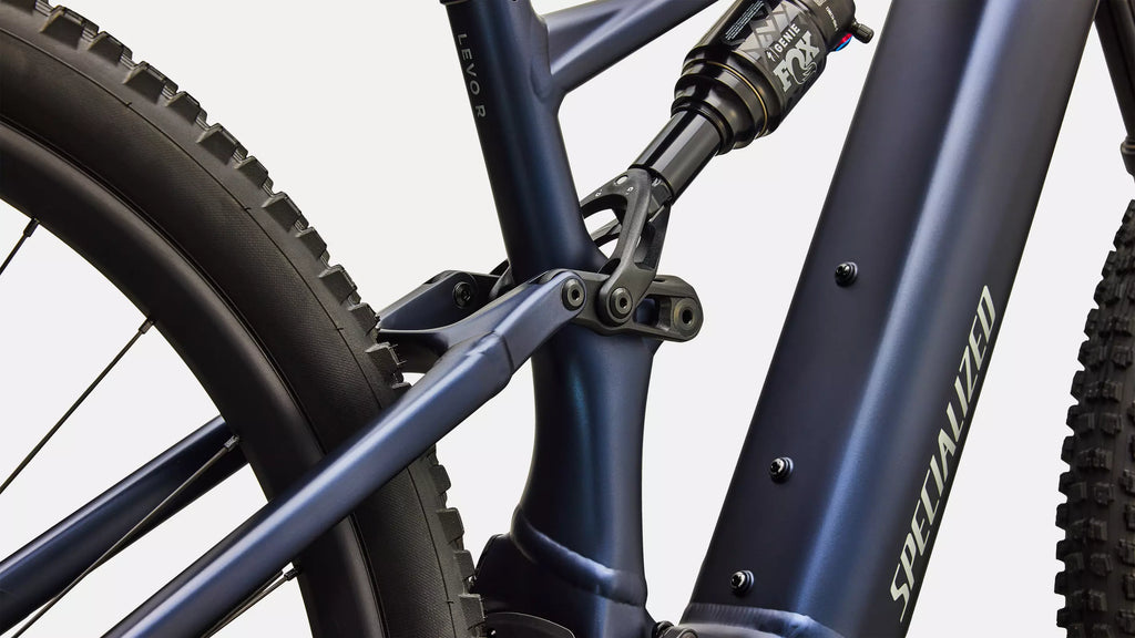 Bicicleta Turbo Levo R Comp Alloy S4 Color: Satin Metallic Deep Marine / Shadow Silver