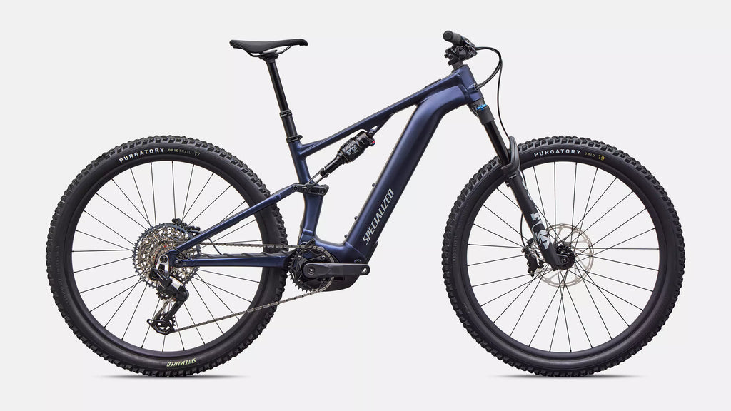 Bicicleta Turbo Levo R Comp Alloy S4 Color: Satin Metallic Deep Marine / Shadow Silver