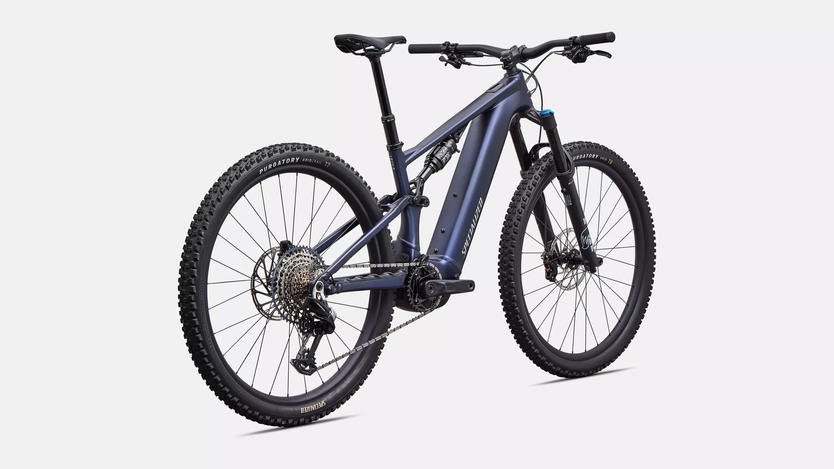 Bicicleta Turbo Levo R Comp Alloy S4 Color: Satin Metallic Deep Marine / Shadow Silver