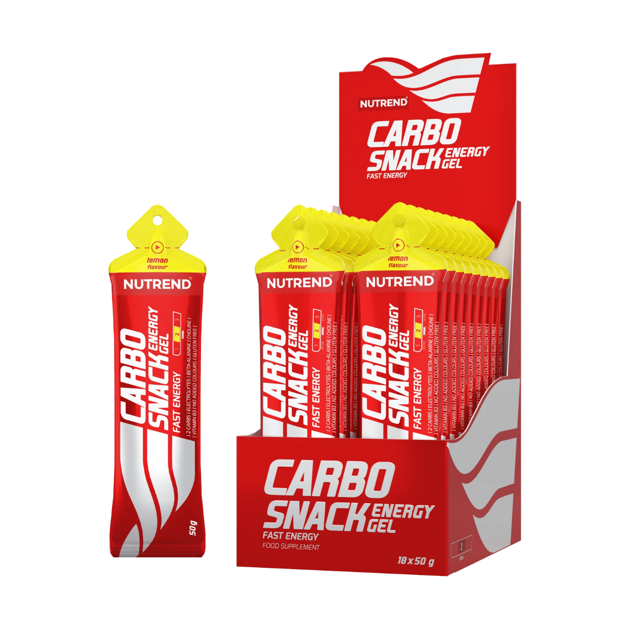 Nutrend Carbosnack Energy Gel 50 g | Gel Energético con Electrolitos
