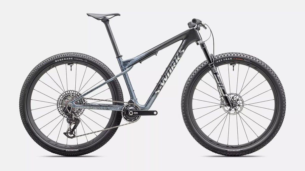 Bicicleta Specialized S-Works Epic World Cup - Gloss Glacial Metallic Granite