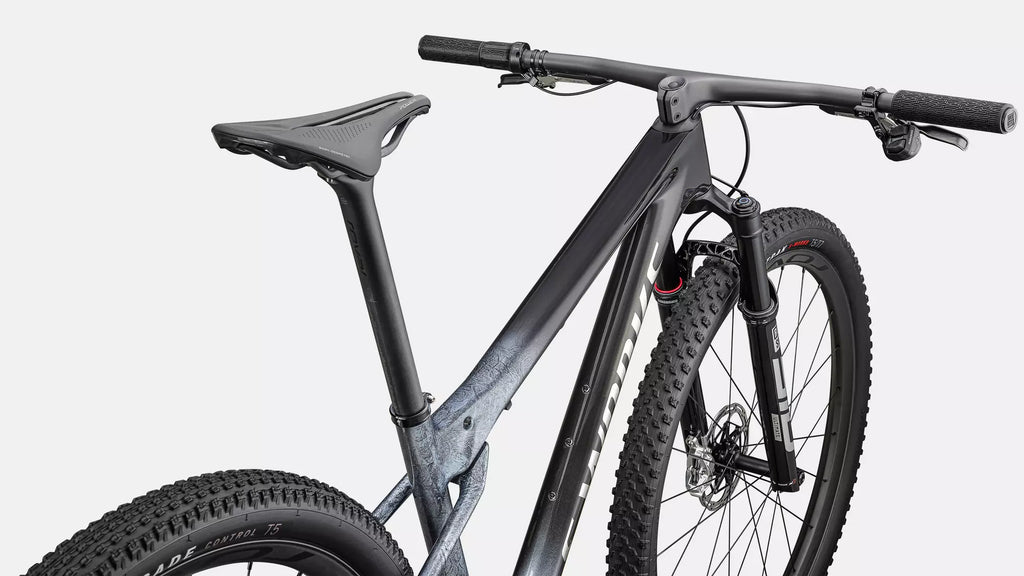 Bicicleta Specialized S-Works Epic World Cup - Gloss Glacial Metallic Granite