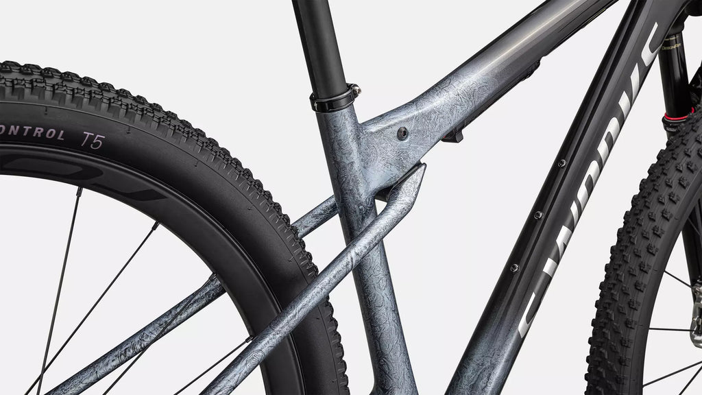 Bicicleta Specialized S-Works Epic World Cup - Gloss Glacial Metallic Granite